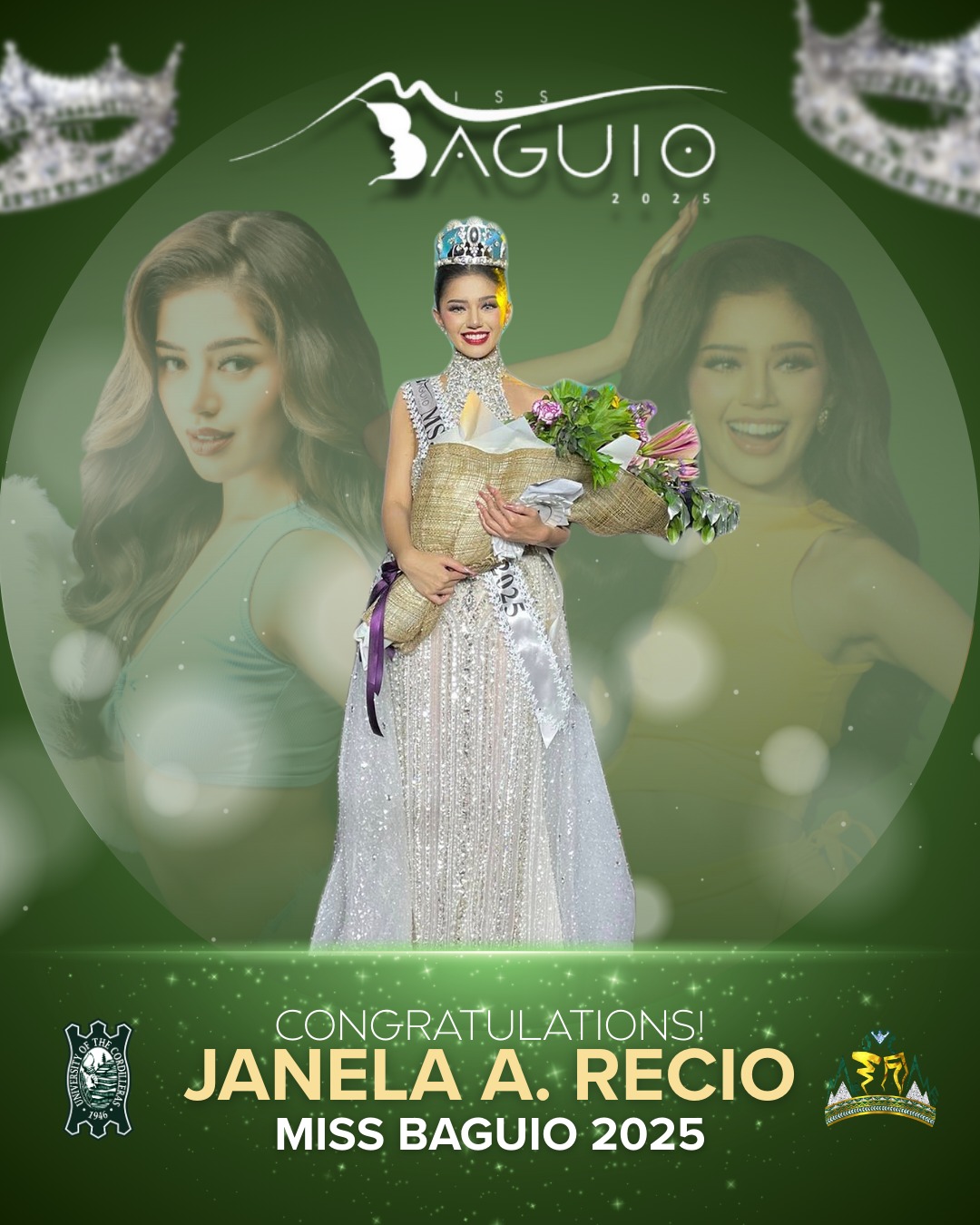 Miss UC 2024 Janela Recio Crowned Miss Baguio 2025